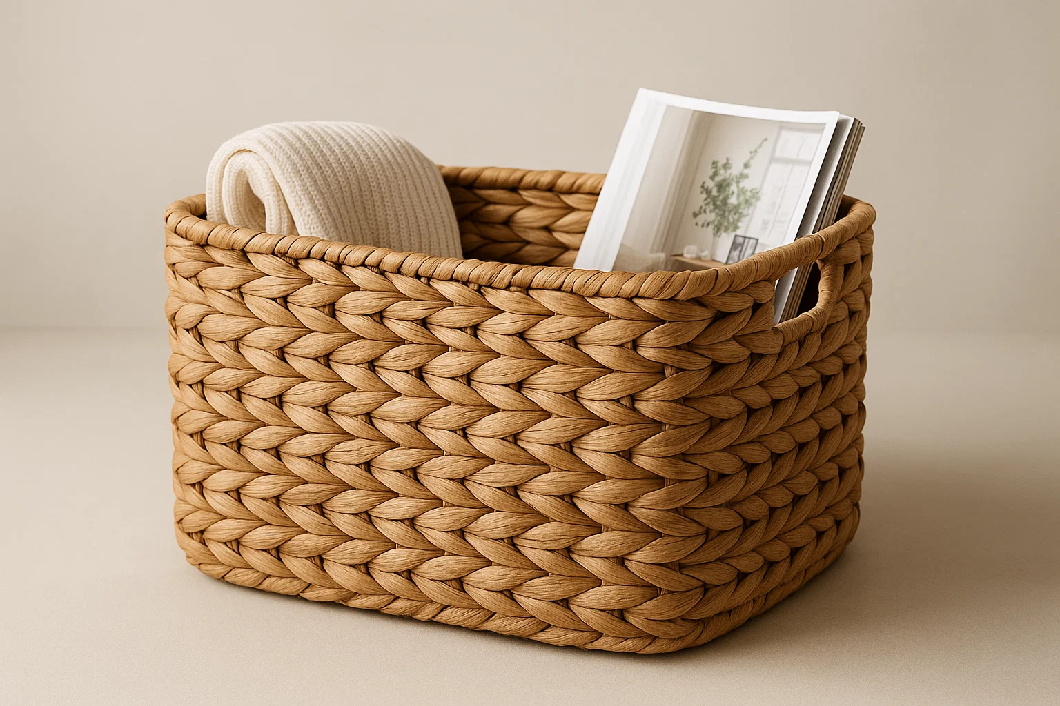 Reed Storage Basket